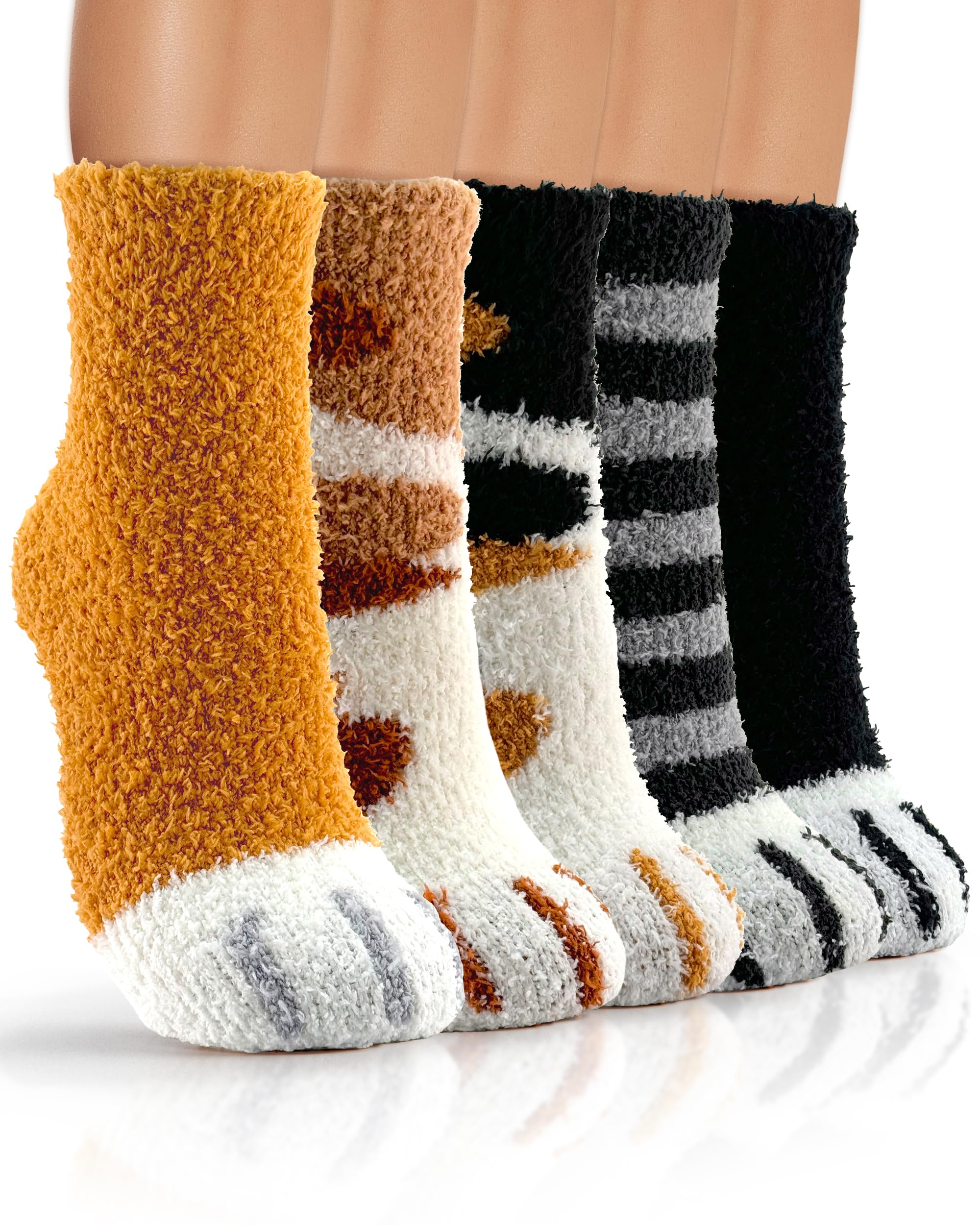 TEHOOK Warm & Cozy Plush Slipper Socks