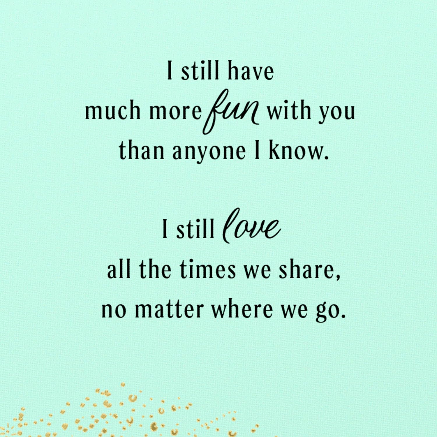 American Greetings Festive Happy Anniversary Card for Wife or Husband (Meant To Be)