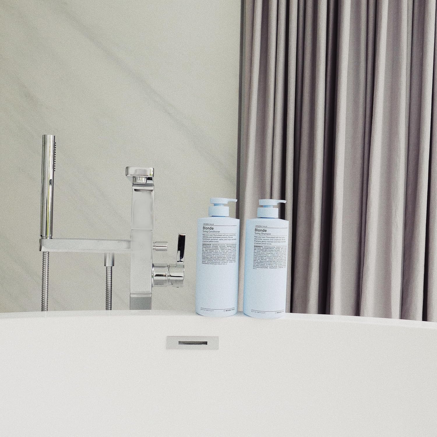 J Beverly Hills Blue Blonde Toning Shampoo with Coconut Oil for Deep Conditioning, (12 Oz, 32 Oz) - Image 3