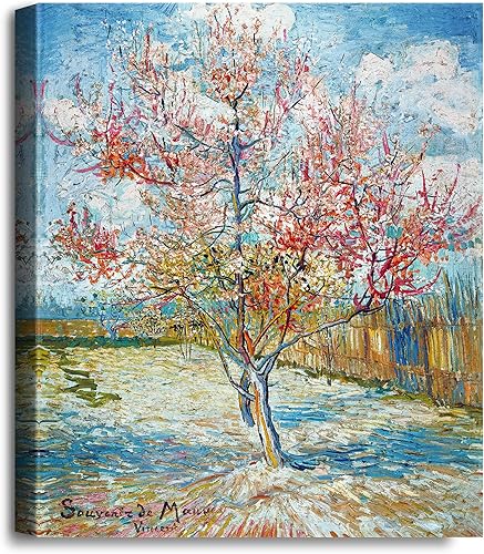 Miniatura 865 de A&T ARTWORK The Starry Night de Vincent Van Gogh. Tamaño del marco: 36 x 30 pulgadas, tamaño de la imagen: 30 x 24 pulgadas, reproducciones clásicas