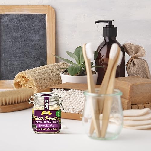 Miniatura 9 de The Dirt Polvo de dientes  Sin flúor  Remineralizante con aceites esenciales y arcilla de bentonita  Alternativa de pasta de dientes natural