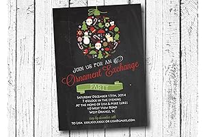 Ornament Exchange Christmas Party Invitation, Cookie Exchange Party Invite