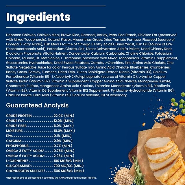 Foto 6 de 8 de BLUE Life Protection Formula Adult Large Breed Chicken and Brown Rice Dry Dog Food 30-lb