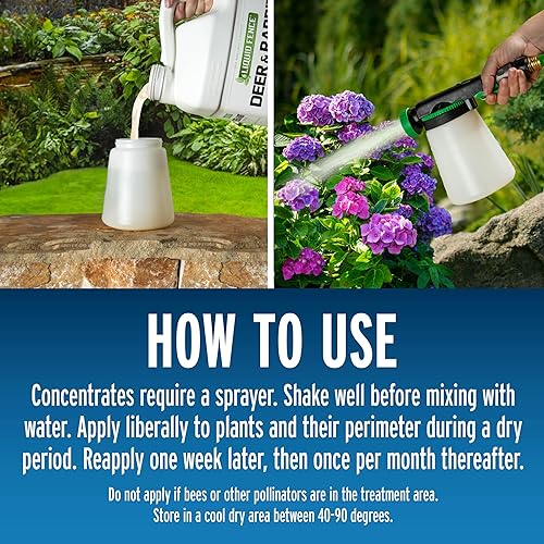 Miniatura 5 de Repelente de ciervos y conejos Liquid Fence HG-71106 32 onzas paquete de 1