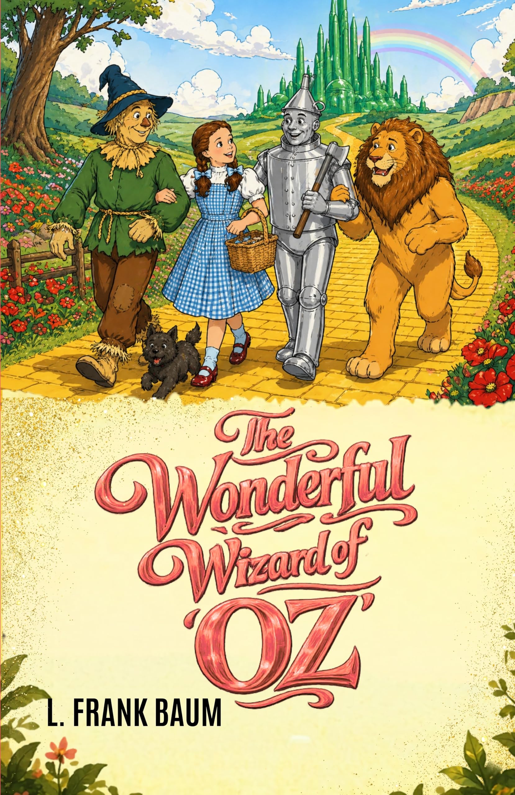 The Wonderful Wizard of ‘OZ’ (Illustrated, Refined and Edited): A Timeless Tale of Courage, Friendship, and Magic