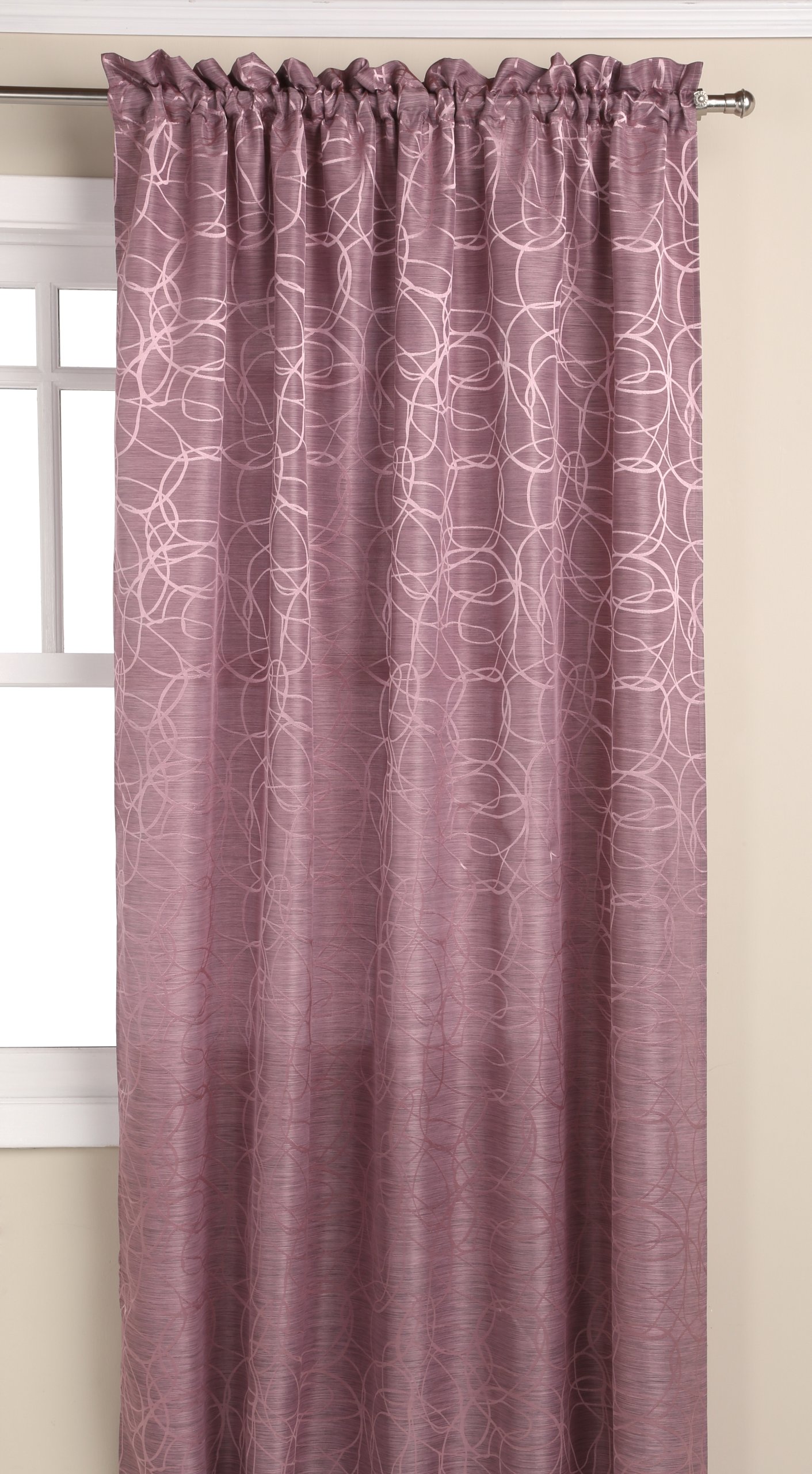 Editex Home TextilesSplendid Window Panel, 56 by 84-Inch, Lilac