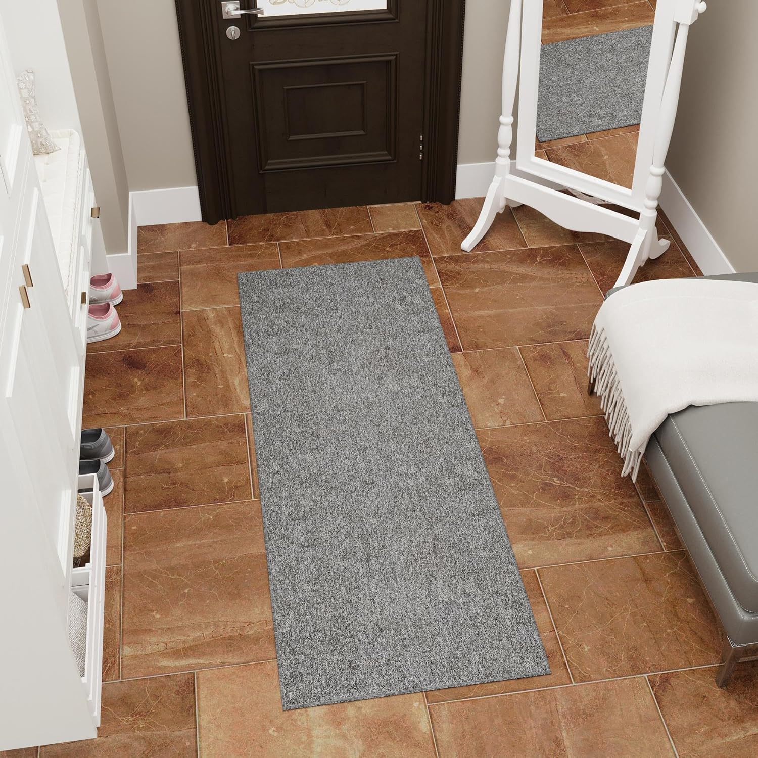 Ottomanson Washable 2x4 Non Slip Area Rug, Ultra Thin
