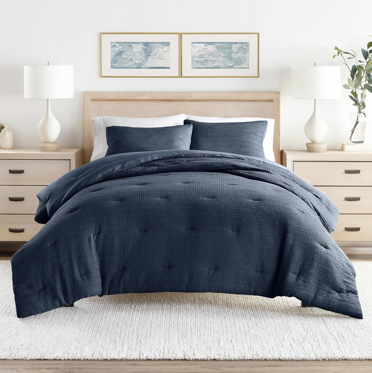 Linen Market King Size Comforter Set (3 Piece) - Bring Luxury Home with Our Soft and Lightweight Down Alternative Comforter King Set - This Includes Your King Comforter and 2 Pillow Shams