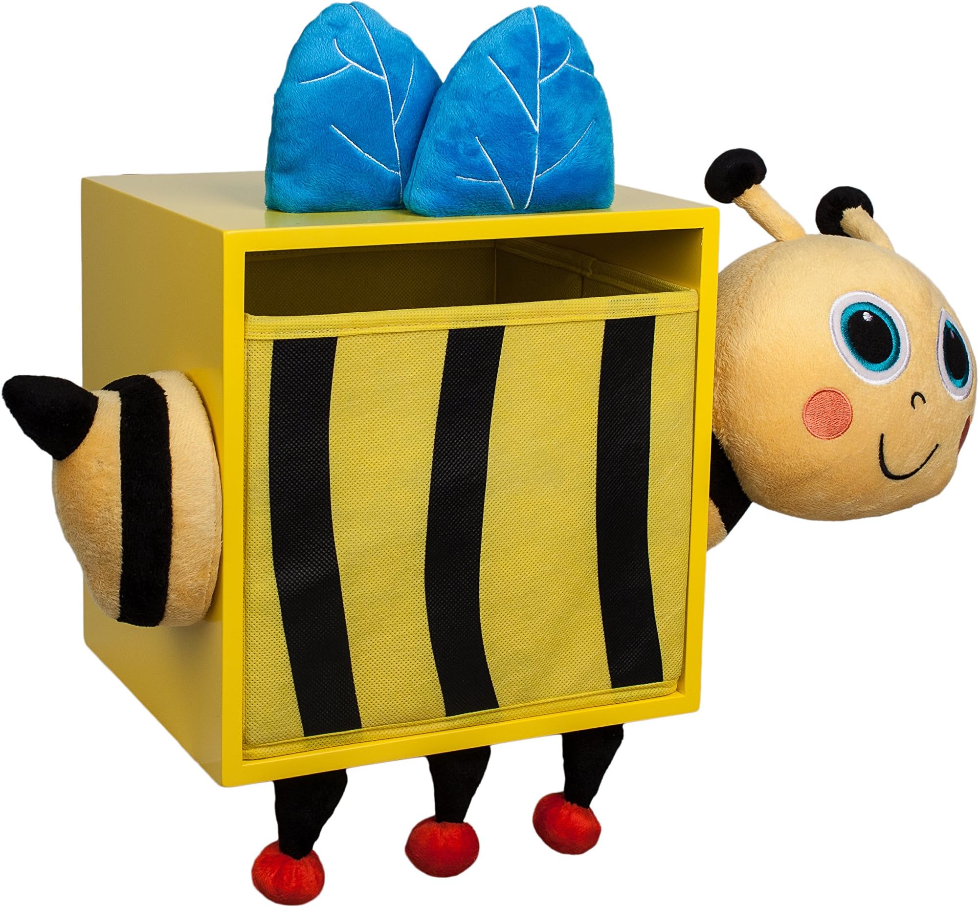 Danya B Plush Bee Kids Wall Storage Bin