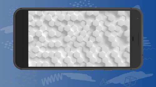 Quiet Geometric Hexagon Flow Sleep Music Screensaver for Fire TV – vue 6