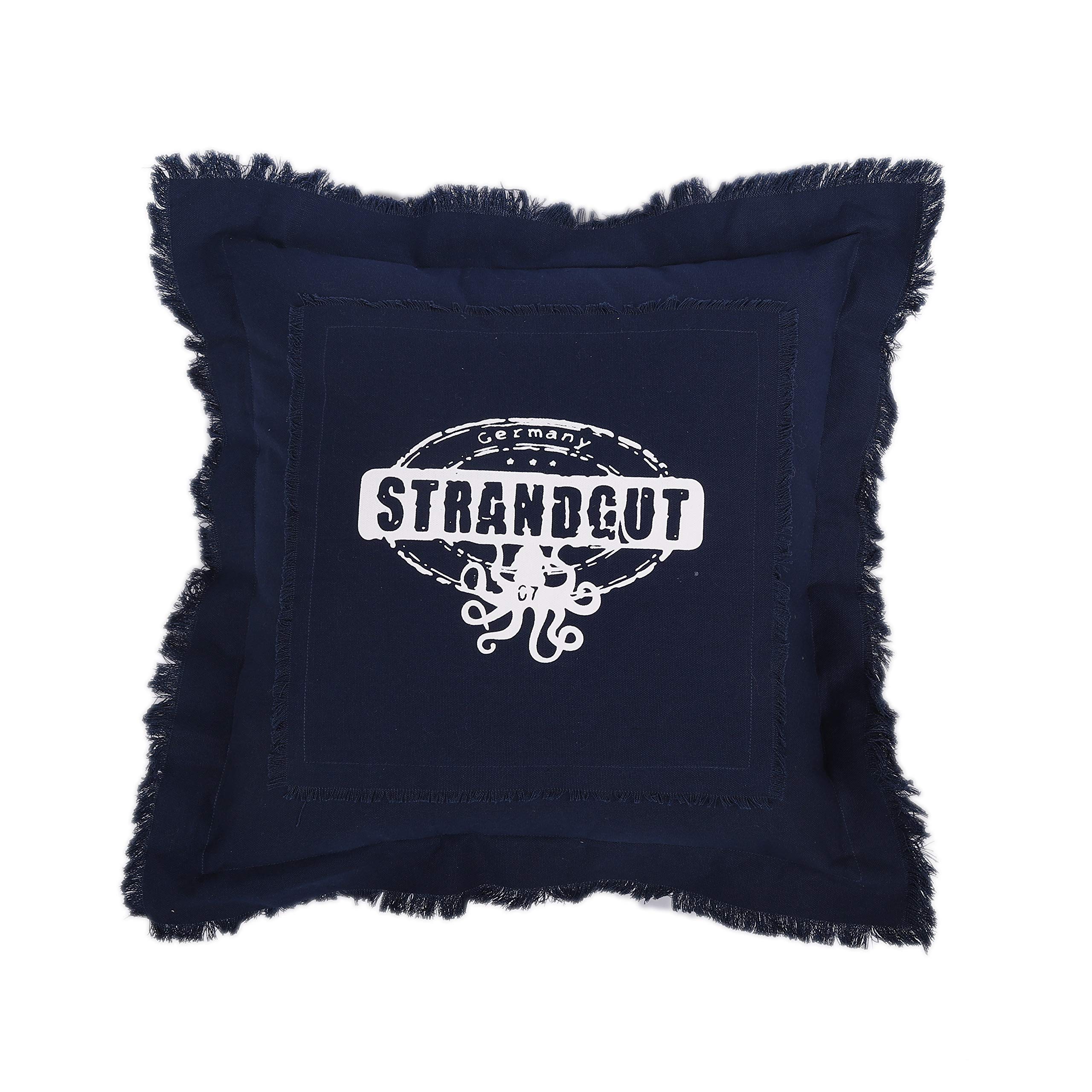 Strandgut07Zipped Cushion 21" x 21" Dark Blue
