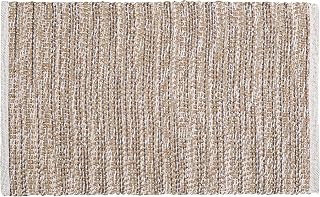 Hausattire Hand Woven Jute Rug, Olive Green, 2'x3'