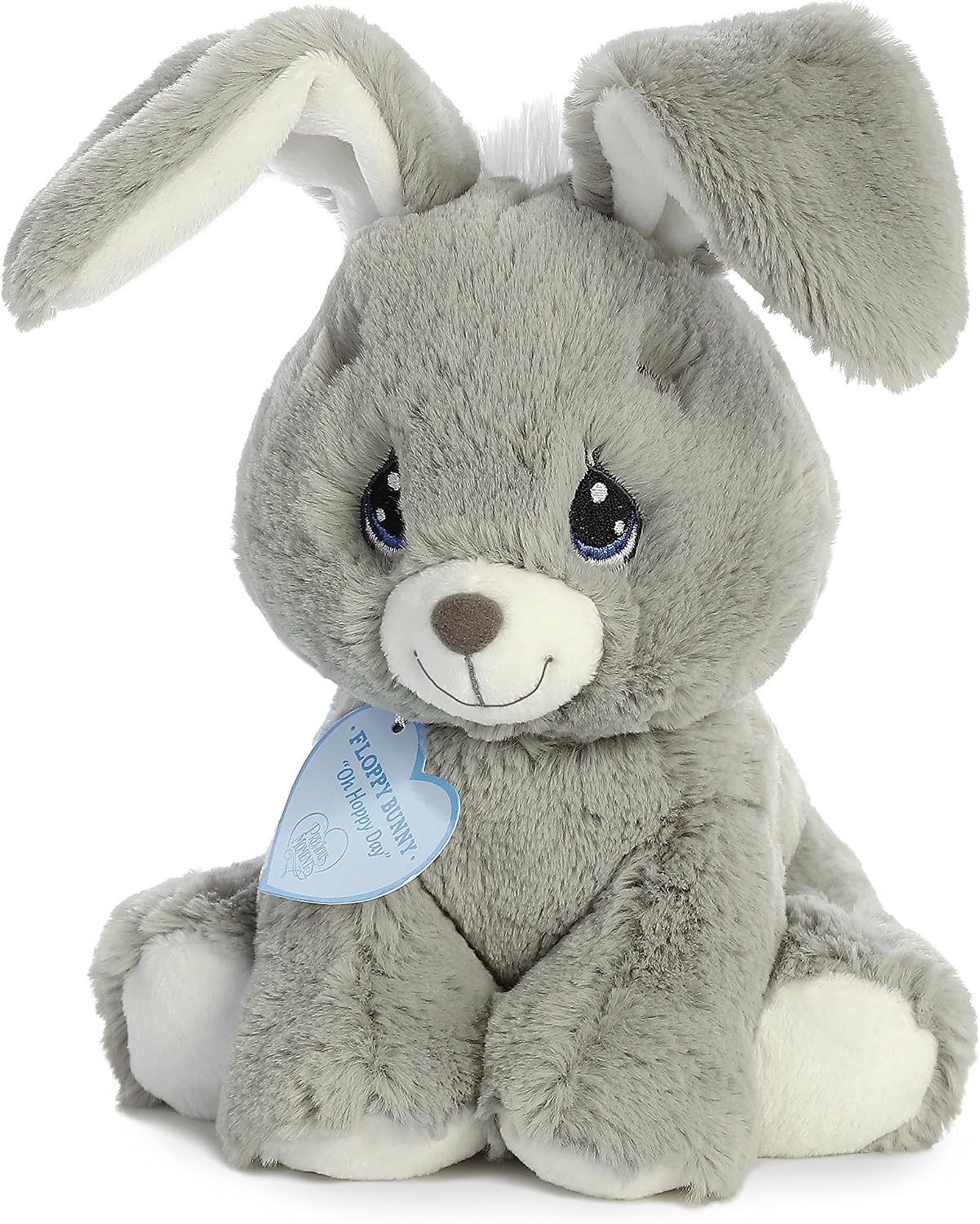 Aurora 8.5" Floppy Bunny Grey