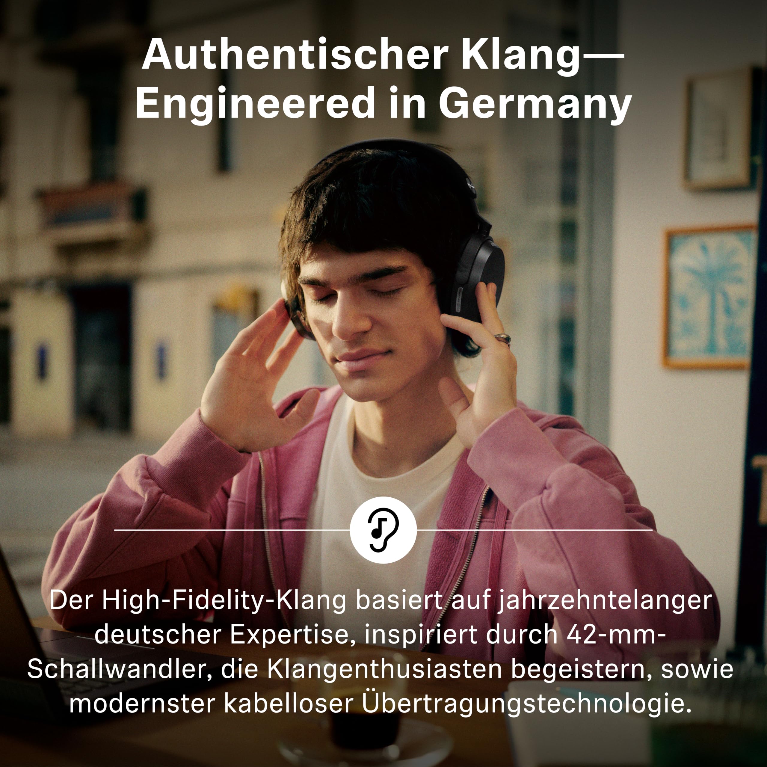 Sennheiser Momentum 5 Noise Cancelling Bluetooth Kopfhörer mit 57h Akku