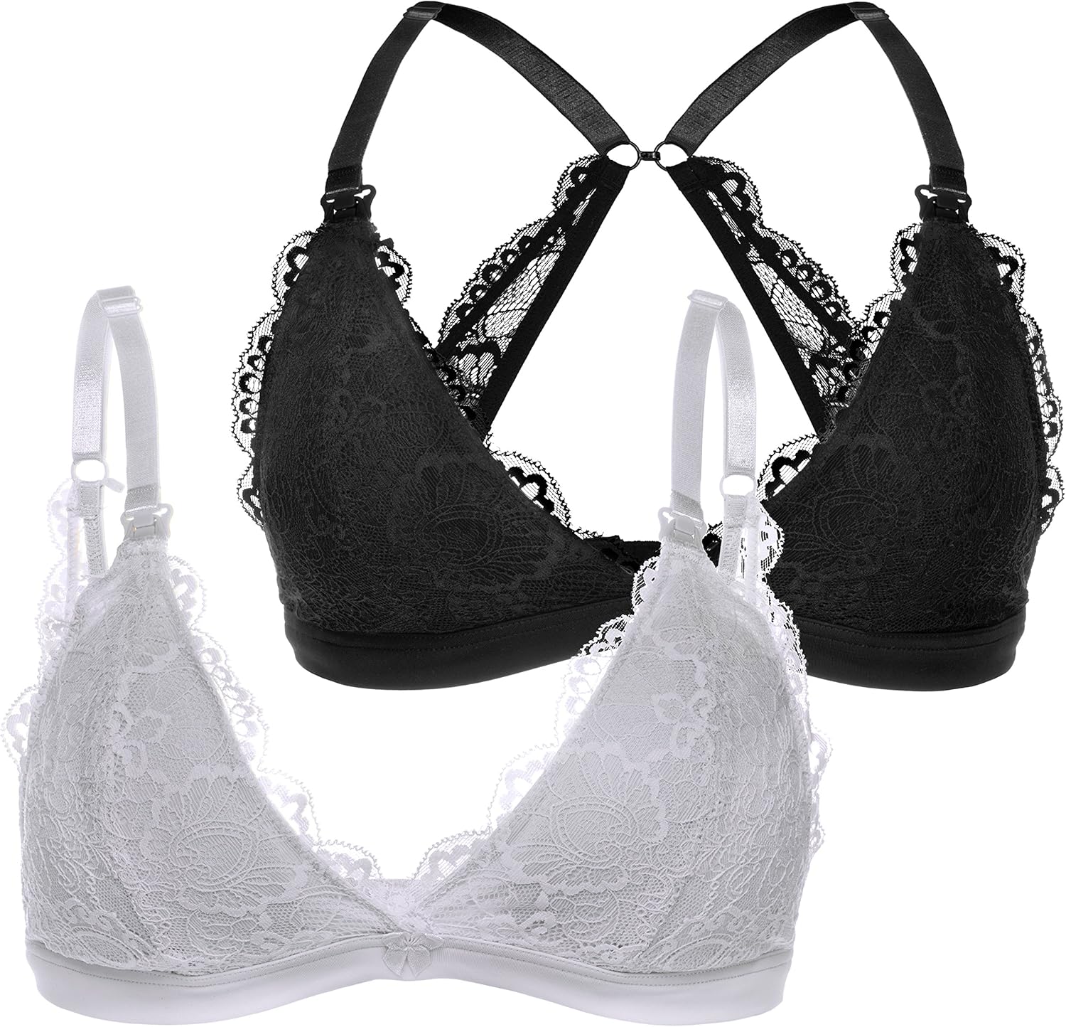 Lace Maternity + Nursing Bralette at Amazon Women’s Clothing store