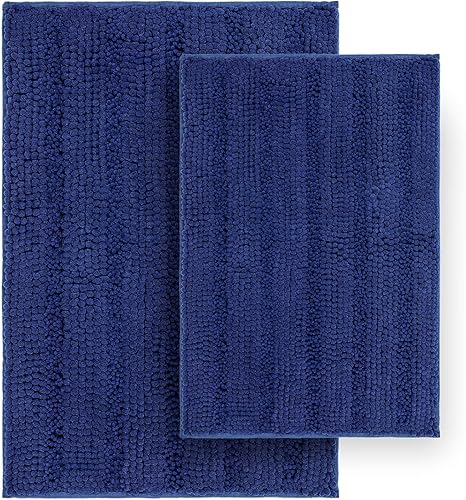 Miniatura 42 de Tafts - Alfombra de baño de lujo ultrasuave y afelpada, de microfibra de chenilla, absorbente, antideslizante, lavable a máquina, decoración