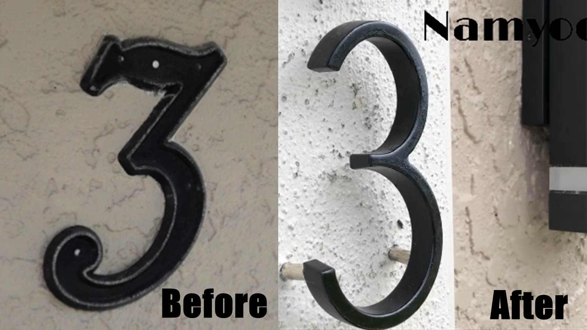 Watch How to install floating house numbers stucco house on Amazon Live