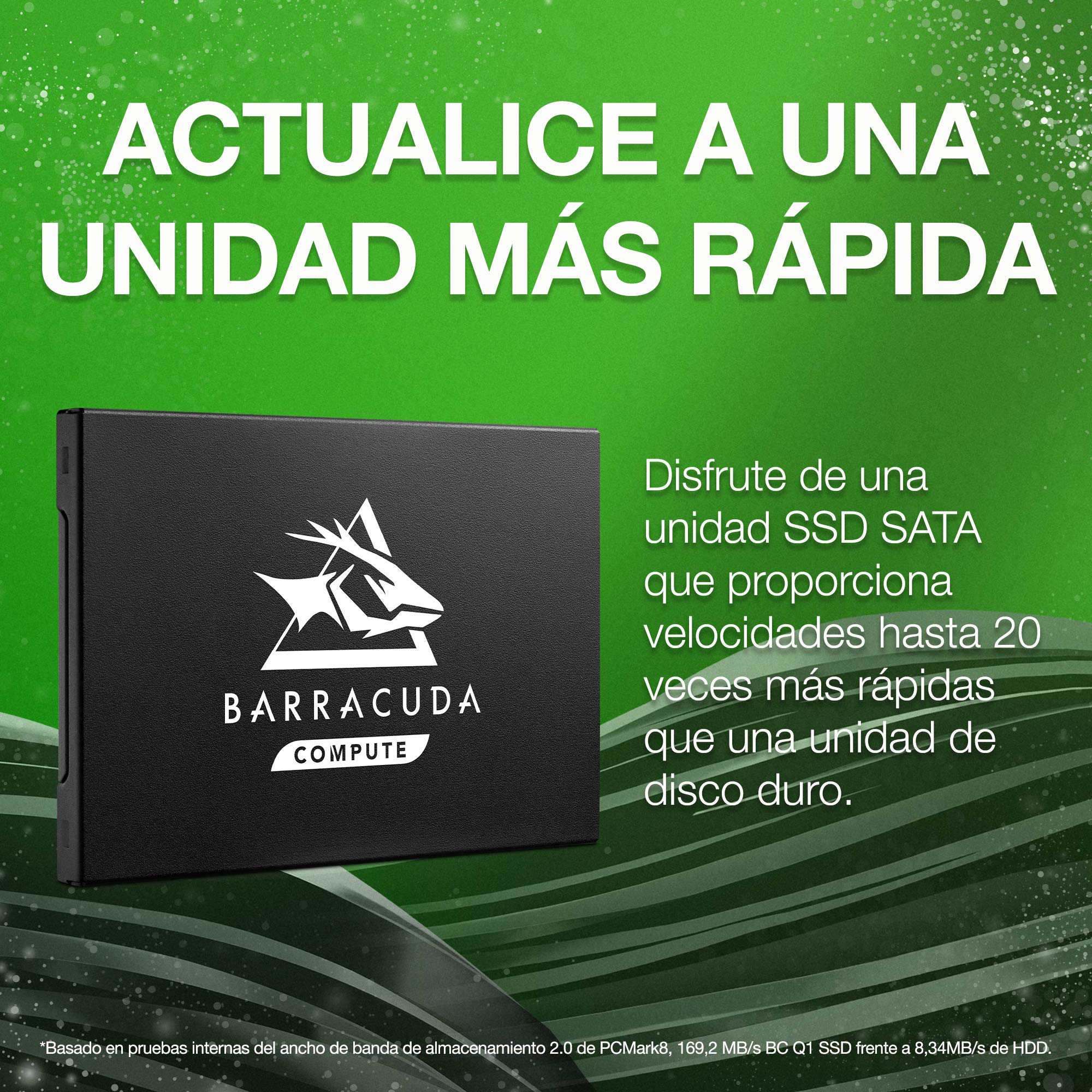 Seagate BarraCuda Q1 SSD, 960 GB, Disco Duro de Estado Sólido