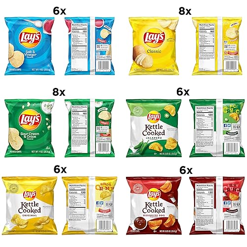Vista 32 de Lay's - Papas fritas clásicas, 1 oz (paquete con 40 unidades)