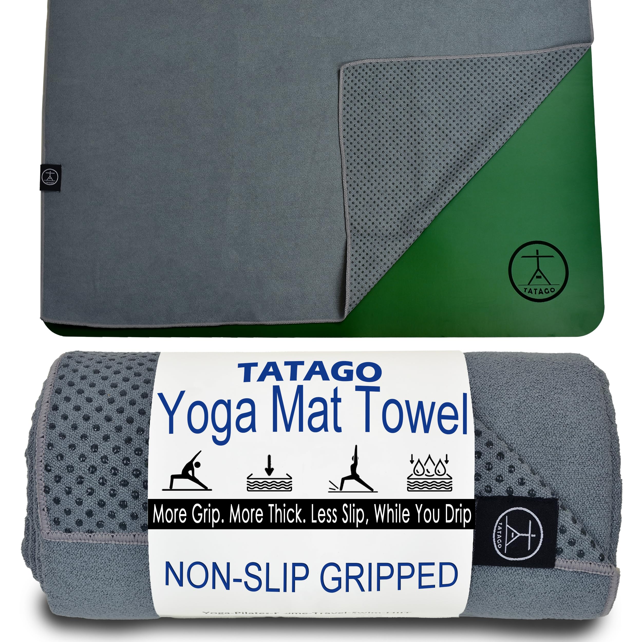 Tatago Non-Slip 400GSM Microfiber Towel