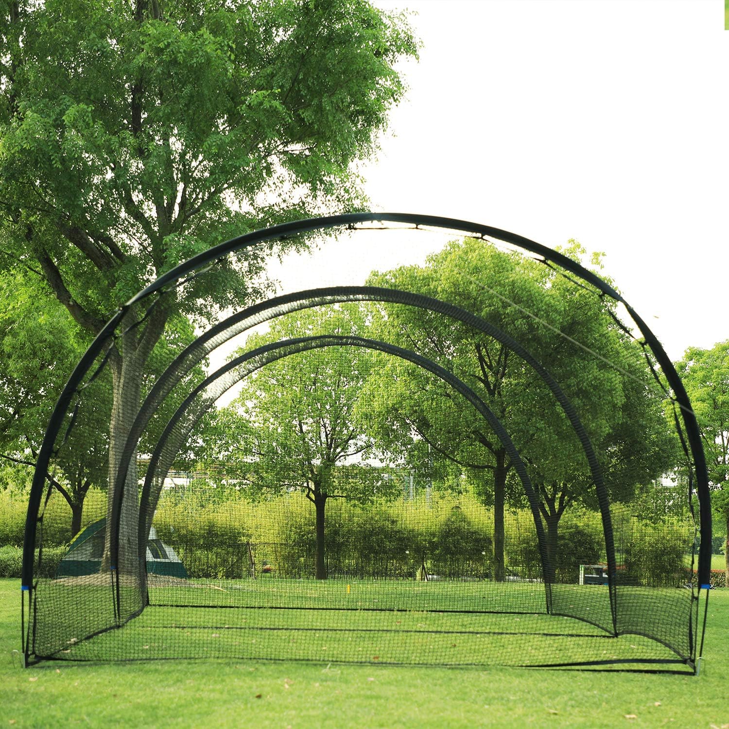 ORIENGEAR 20FT Baseball Batting Cage Net and Frame Softball Hitting Cage Netting for Pitching Training in The Backyard. : Sports & Outdoors