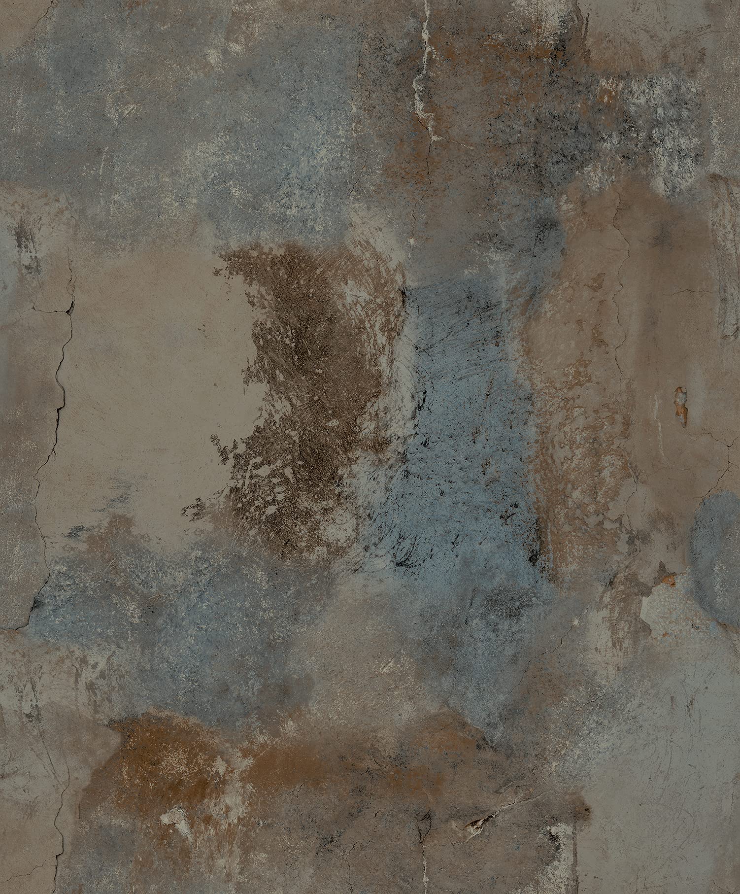 Grandeco Concrete Teal Paste The Wall Semi Vinyl Wallpaper 5411012473846