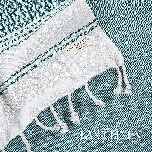 Vista 313 de LANE LINEN Juego de 6 toallas de playa turcas para mujer, tamaño grande, 39 x 71 pulgadas, prelavadas, no se encogen, no se encogen, sin arena