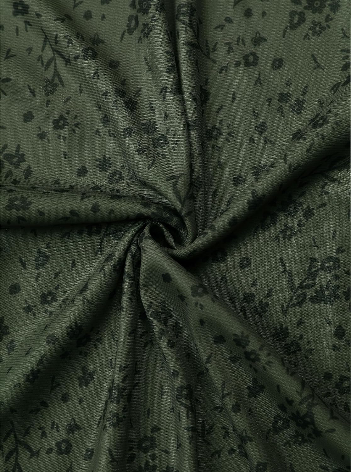 Avanova Women Floral Boho High Waisted Midi Skirts Flowy Summer Long Skirts Green Flower Large - Image 7