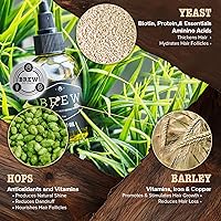 Vista 3 de Brew Grooming Aceite para barba para hombres, 2 onzas, aceites de fórmula de aroma natural para barba, revitaliza, nutritiva, suavizante, aceite