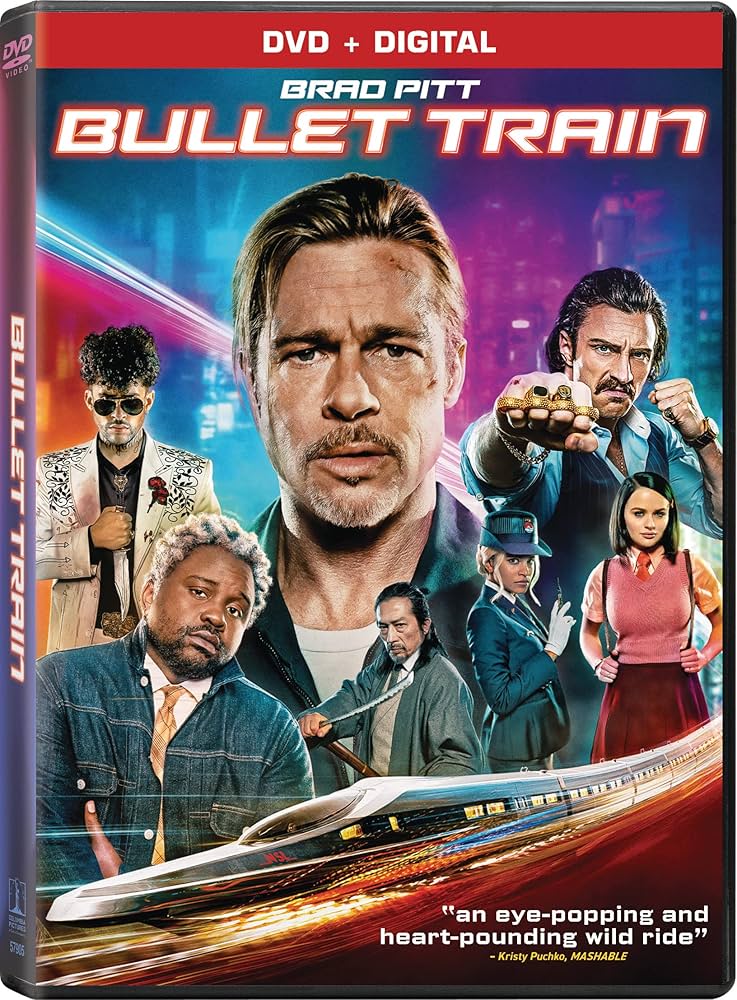 BULLET TRAIN 新世界 DVD Amazon.com: Bullet Train - DVD + Digital : Brad Pitt, Joey