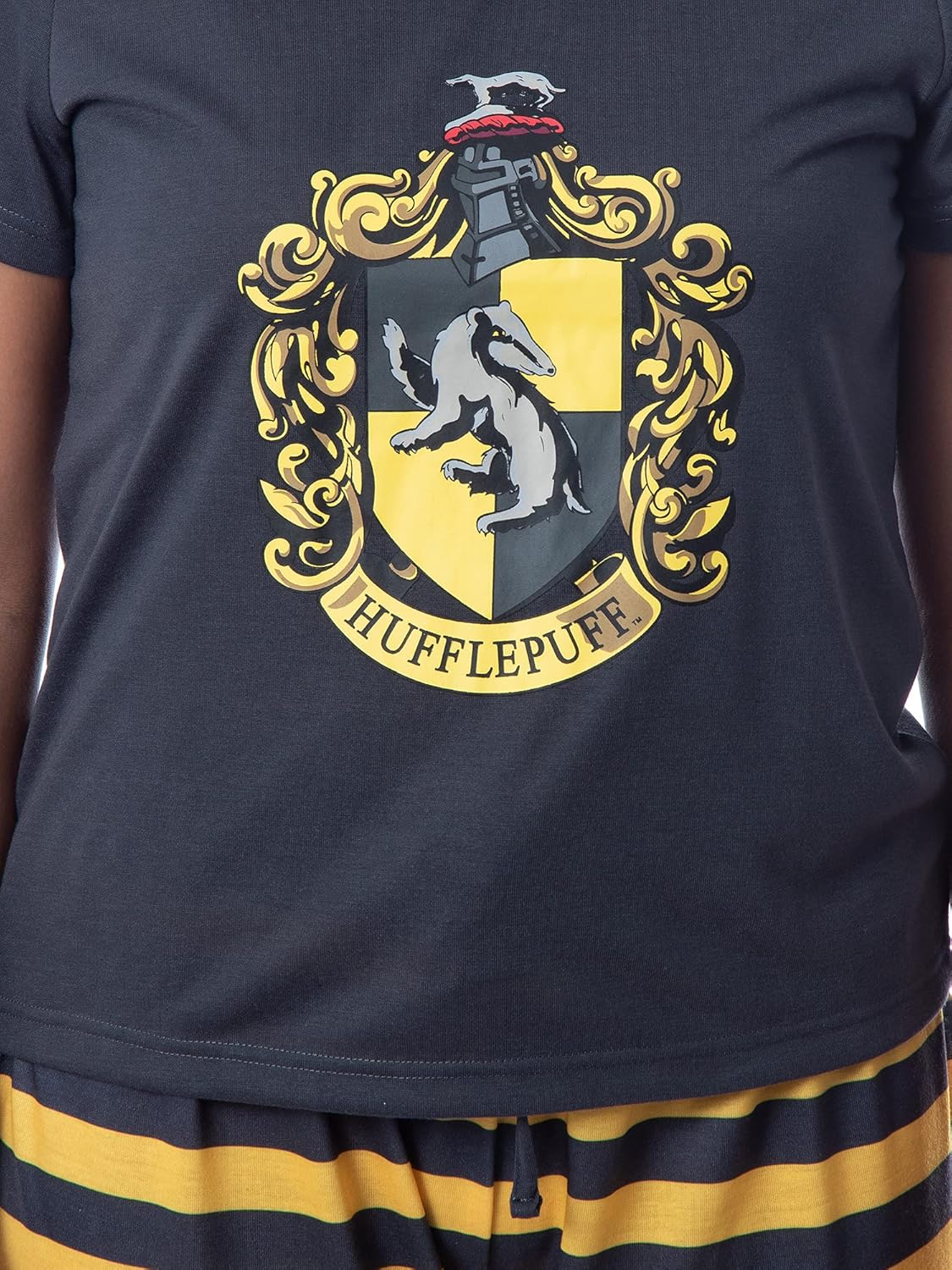 Harry Potter Womens' Hogwarts House Crest Jogger Pajama Set-All Houses - Image 3
