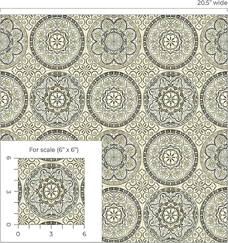 Vista 130 de Surface Style - Papel tapiz para despegar y pegar, papel tapiz abstracto para dormitorio, tocador, cocina, vinilo, cobertura de 30.75 pies cuadrados