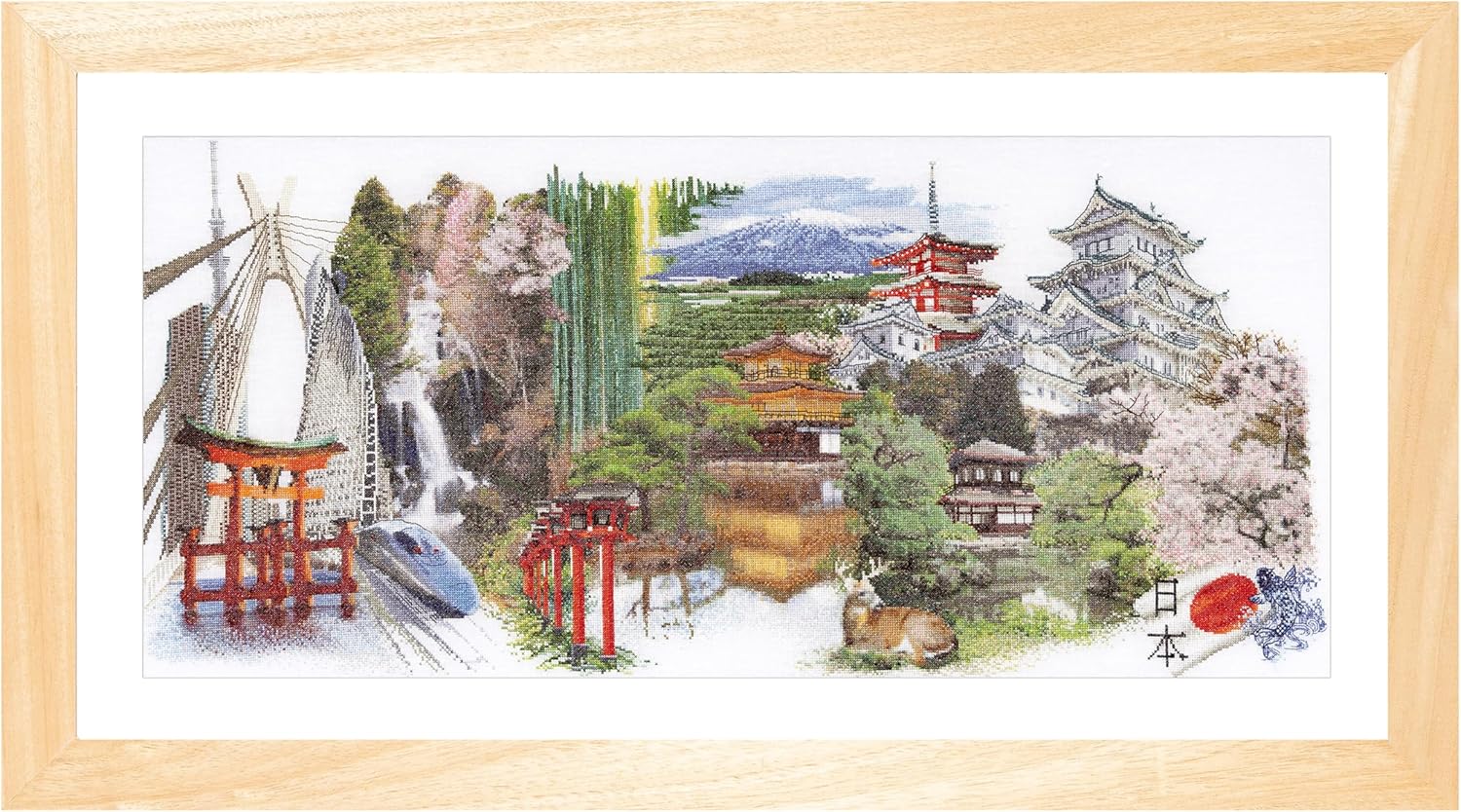 Thea Gouverneur - Counted Cross Stitch Kit - City Street Amsterdam - Aida - 16 Count - Embroidery Kits for Adults - Crafts - DMC Embroidery Threads and Other Cross Stitch Supplies Included - 873A