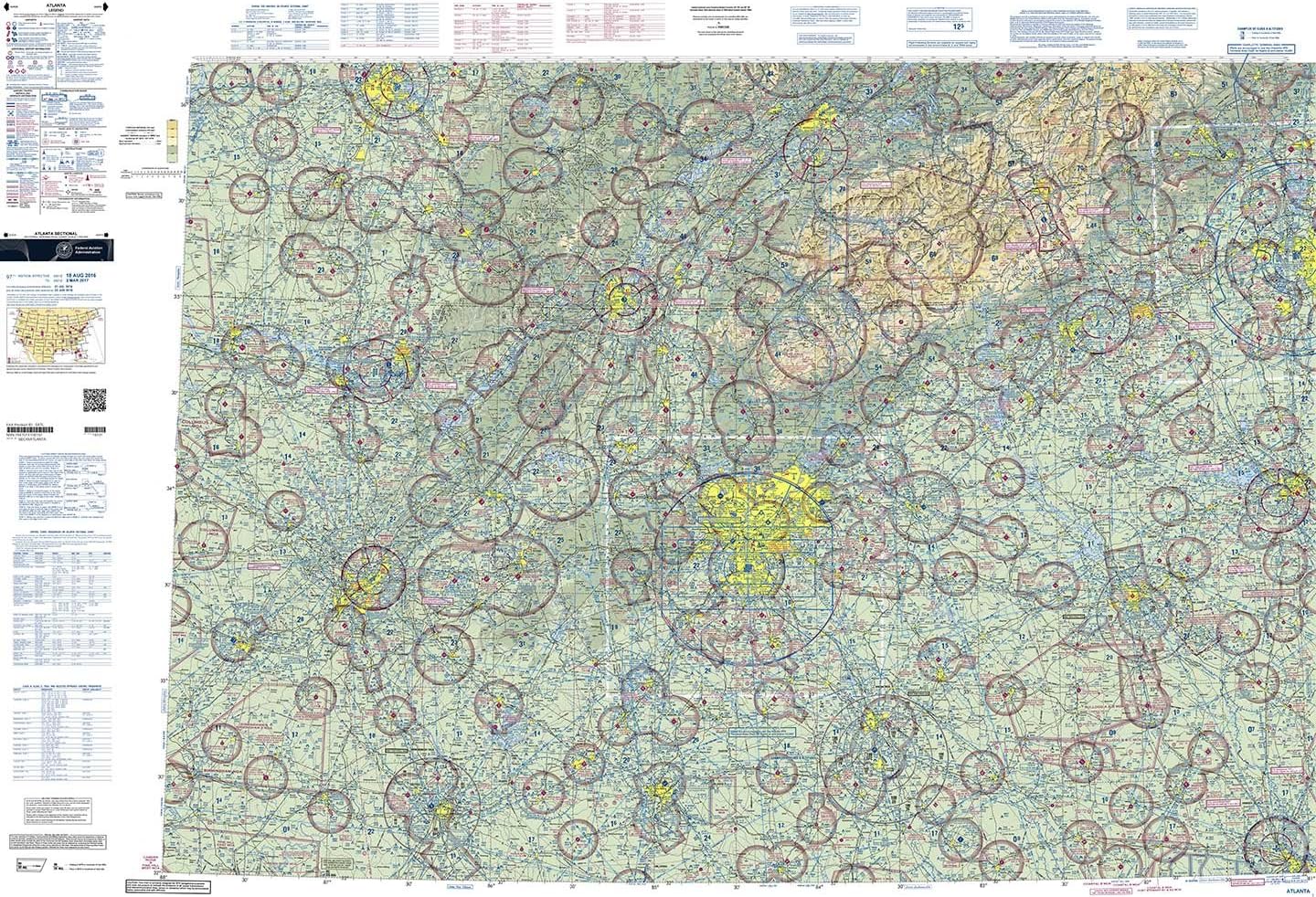 VFR Sectional Charts - SATL-Atlanta