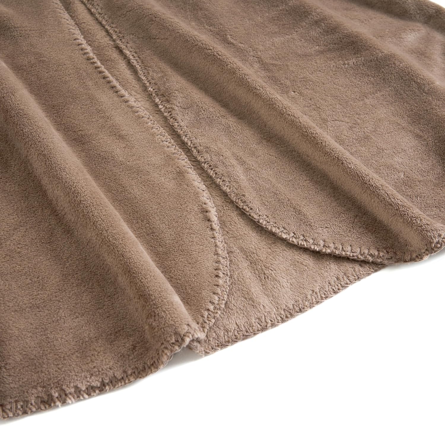 Keyocean Women Cape for Sleep, Easy On Cozy Fleece Bed Jacket Blanket for Elderly - Image 7