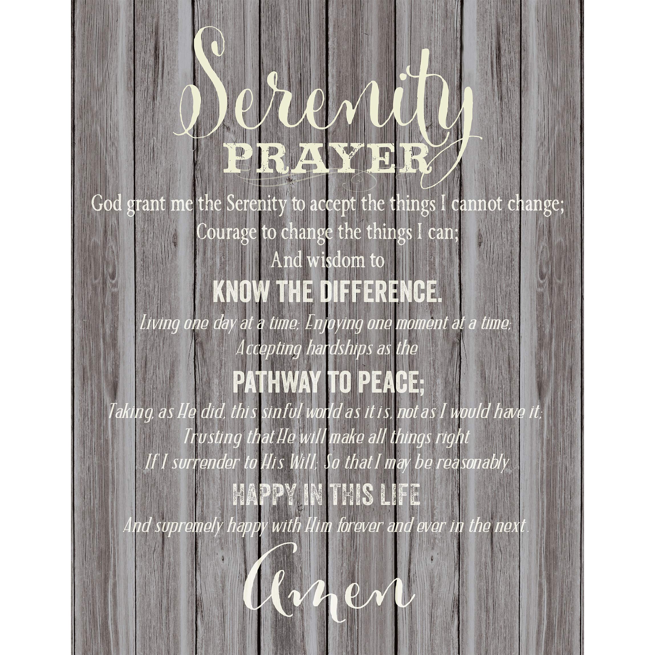 DexsaSerenity Prayer…New Horizons Wood Plaque 11.75" x 15"