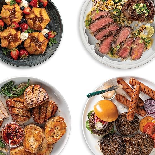 Vista 10 de Omaha Steaks Vuelo de hamburguesas PureGround con hamburguesas Smash