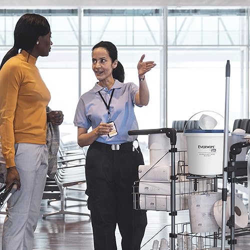 Miniatura 8 de Everwipe - Cubetas móviles para toallitas húmedas blancas, resellables, compatibles con Everwipe Wipes Roll, 2 cubos, 192811 (10-BKT-2)