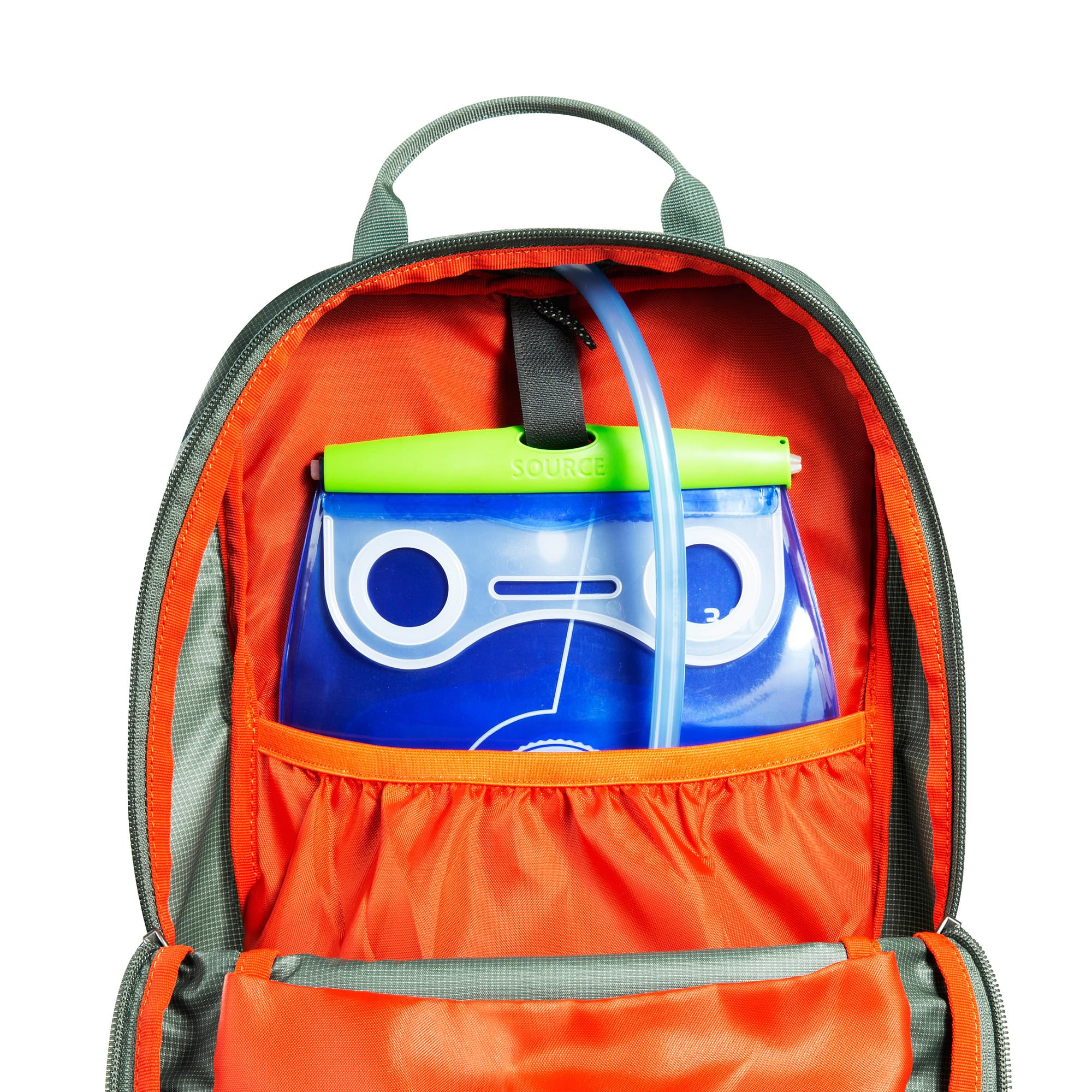 Tatonka Active Pack 10 - Kleiner, Leichter Rucksack mit Mehreren Fächern und Taschen, Trinkblasenfach und 10 Liter Volumen