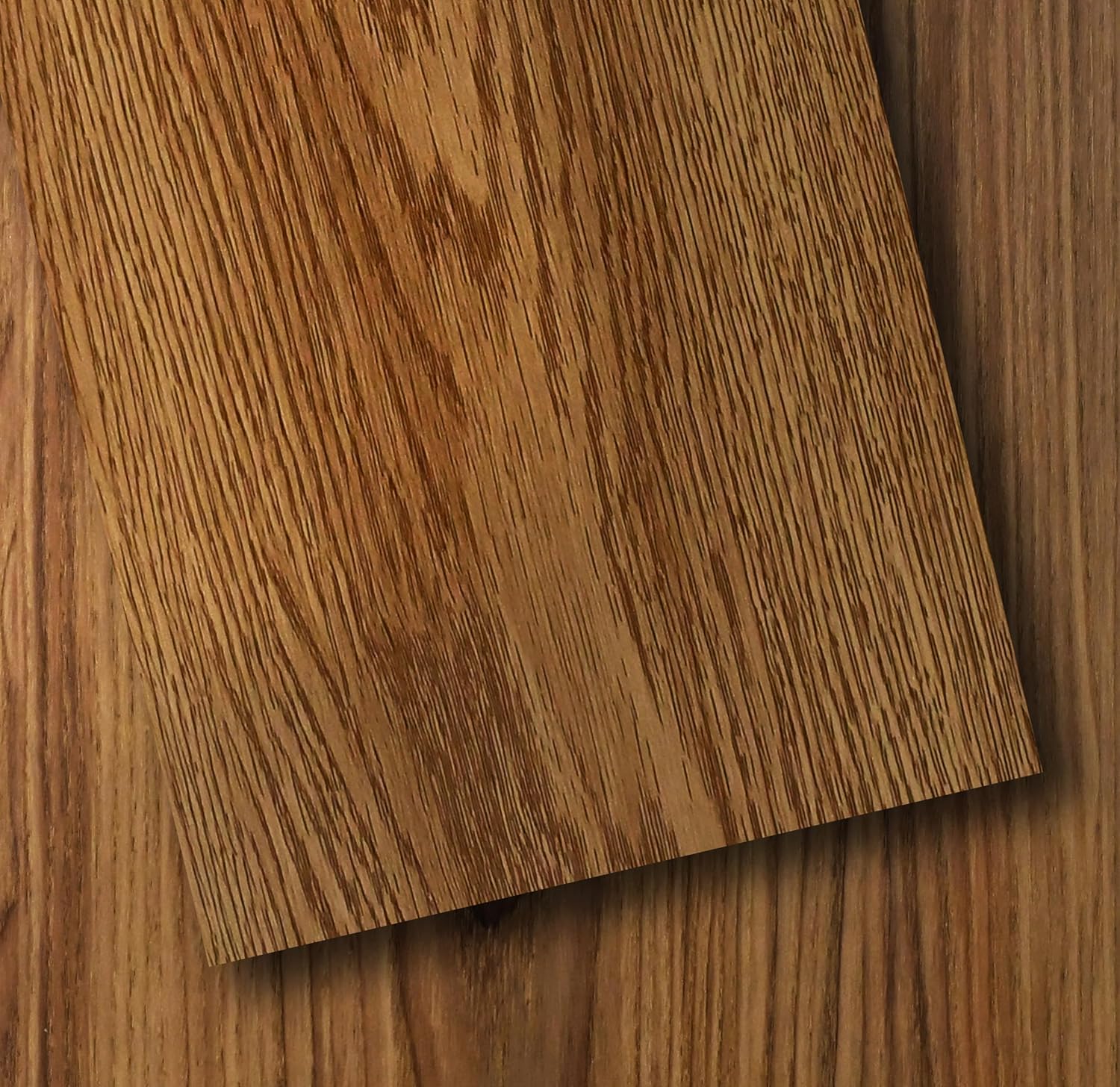 Floor Tiles Peel and Stick Vinyl Floor, 18 Sq.Ft, 12-Pack, 36 x 6 inch Luxury Self Adhesive Waterproof Flooring Planks DIY for Bedroom, Kitchen, Living Room, RV, Wood Look Plank, Light Brown 36"x 6" Light Brown 12