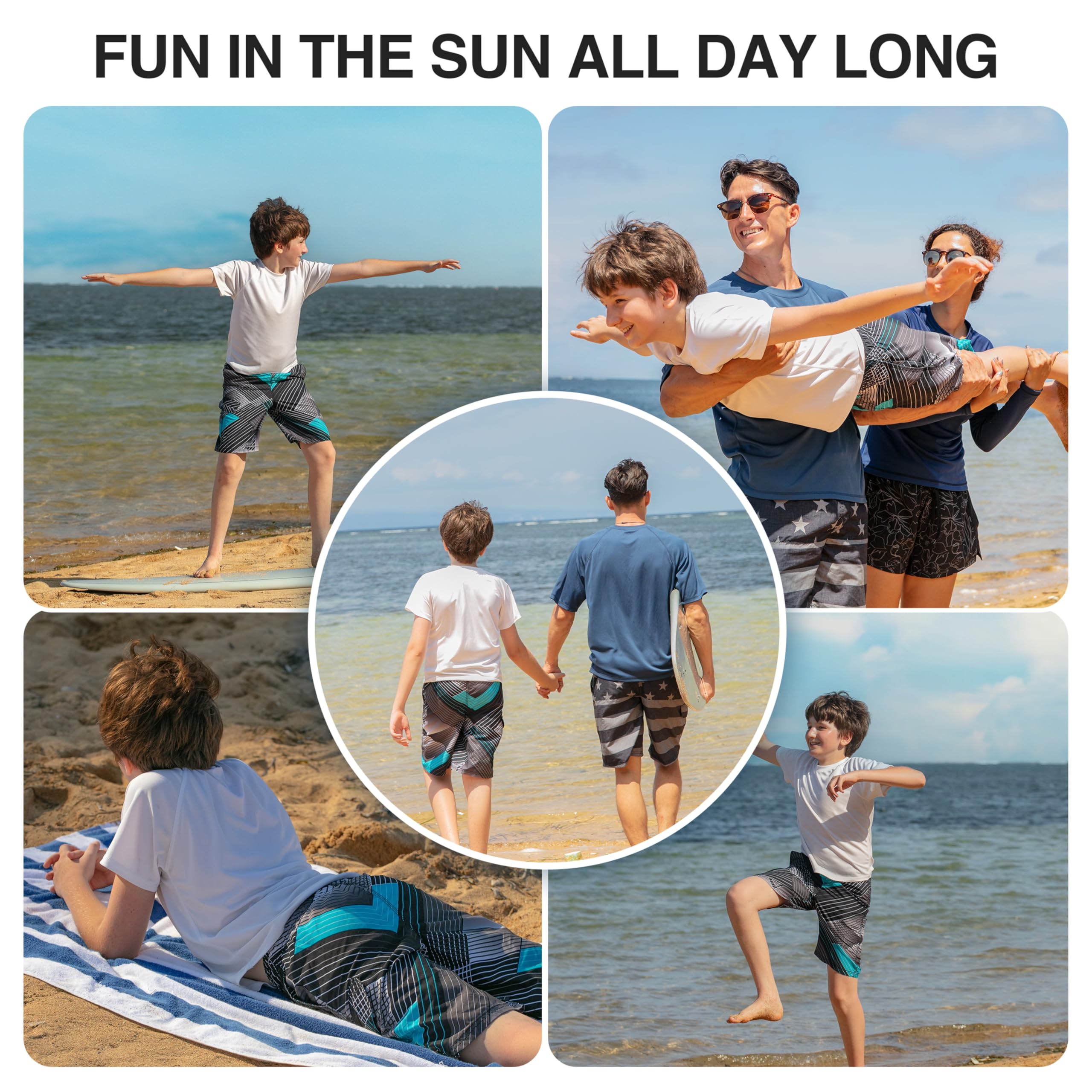 Kanu Surf Big Boys' Y.O.L.O. Swim Trunk