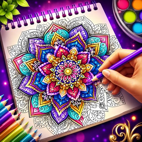 Mandala mystique : art du coloriage