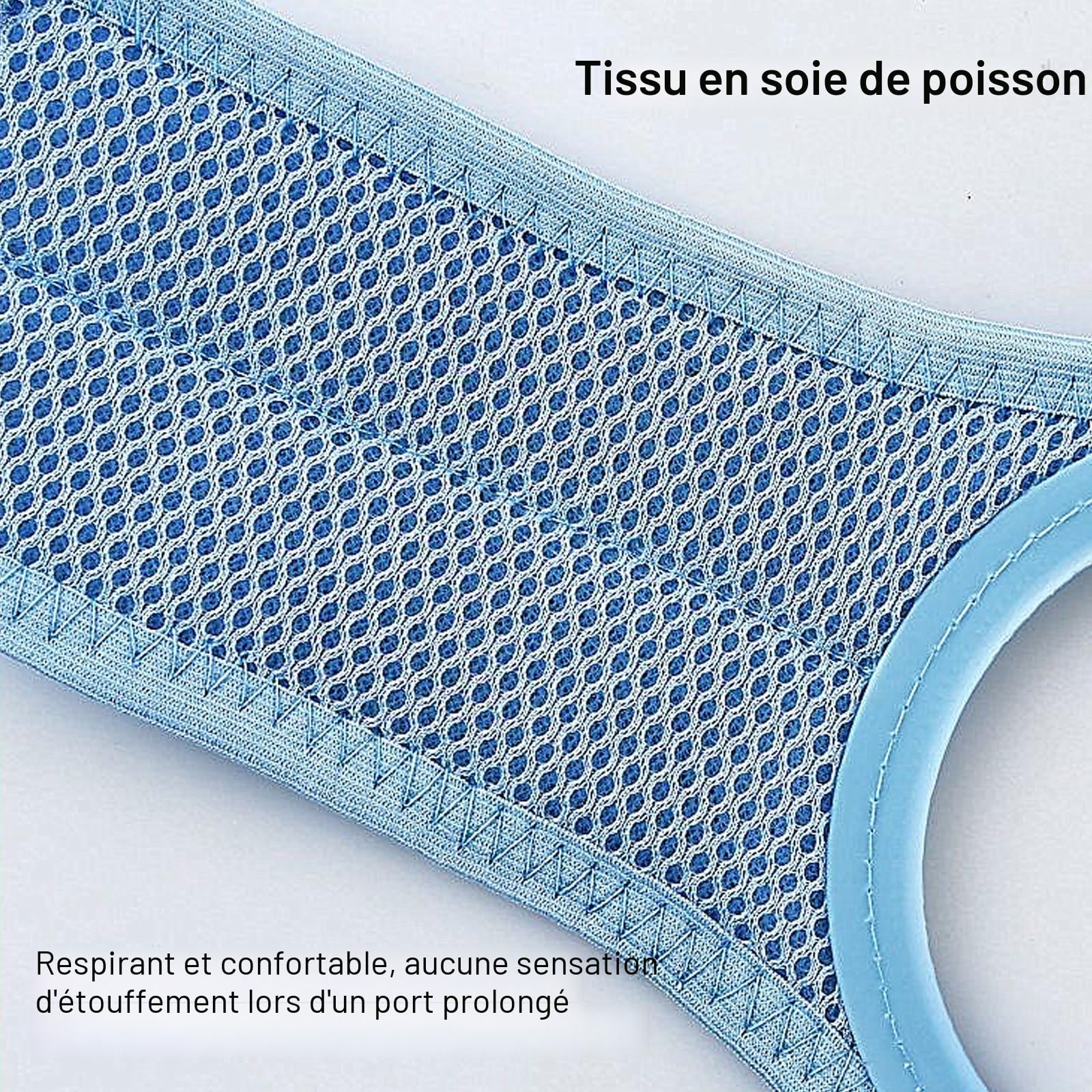 Ceinture de Stomie pour Hommes et Femmes Ceinture Maintien Abdominale Bleue Ceinture pour Hernie Ombilicale d'Extension et 3 Anneaux de Stomie