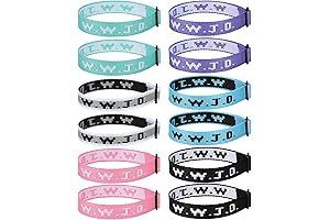 12-Pack What Would Jesus Do Bracelets: Christian Gifts for Men and Women
