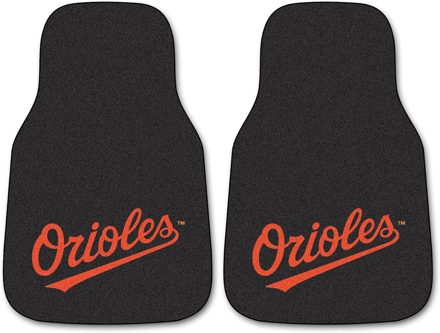 FANMATS MLB Unisex-Adult Front Carpet Car Mat Set - 2 Pieces