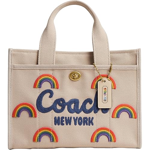 Coach Colored Dye Denim Cargo Tote 26