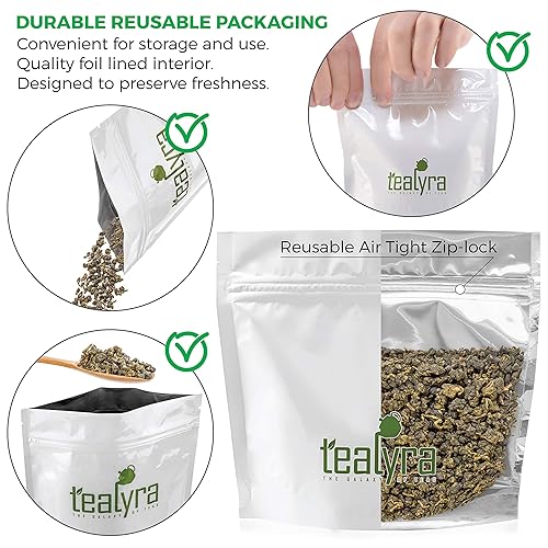 Miniatura 2 de Tealyra - Ginseng Oolong Premium - Mejor Oolong Taiwanés - Té de hojas sueltas - Saludable - Té digerido y energético Cafeína mediana - 3.88 oz (4