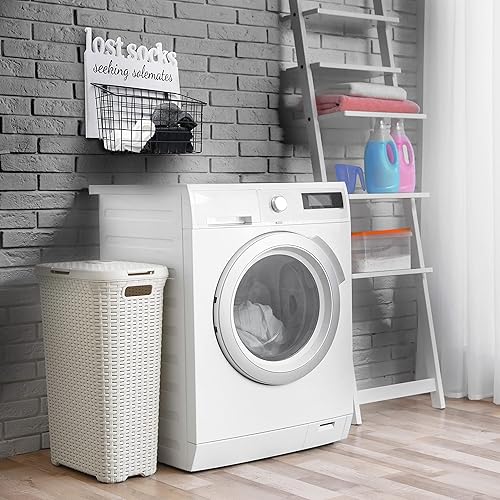 Miniatura 4 de Calcetines perdidos con letras recortadas, organización de lavandería, decoración y accesorios de lavandería de granja, decoración de casa de campo,