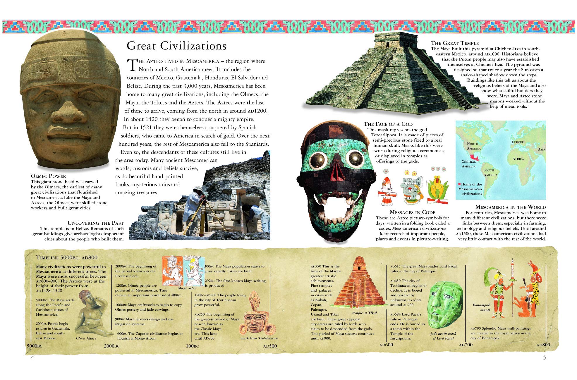 Children's Encyclopedia of Ancient History: Step Back In Time To Discover The Wonders Of The Stone Age, Ancient Egypt, Ancient Greece, Ancient Rome, ... The Incas, Ancient China And Ancient Japan - Image 2