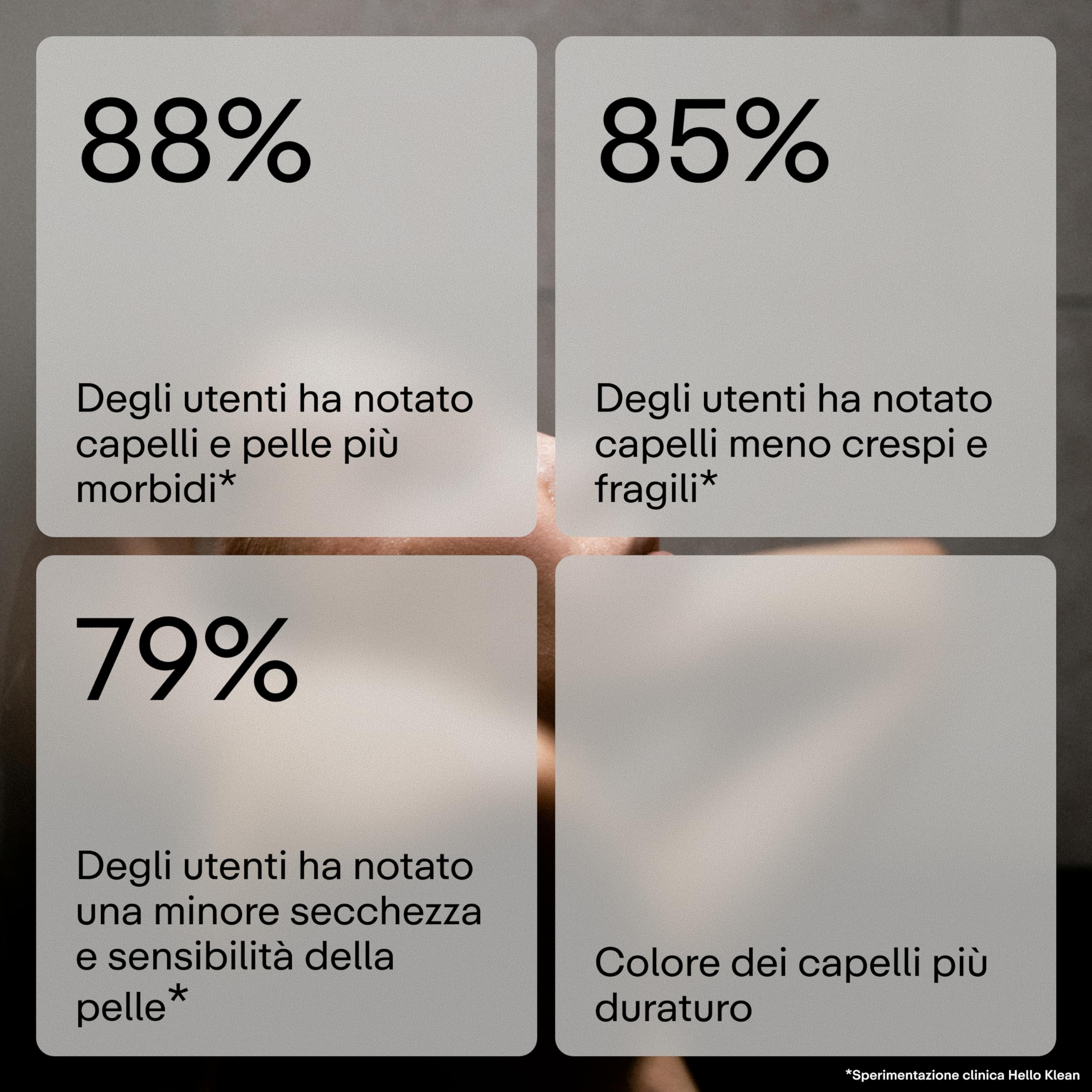 Hello Klean Filtro Doccia per Acqua Dura - Beige | Filtra cloro e metalli pesanti | Pelle e capelli più morbidi | Facile da installare